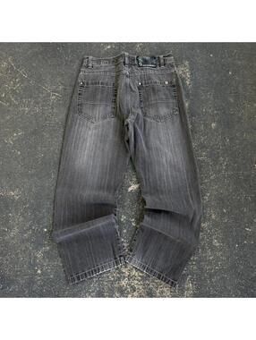 Vintage Y2K Black/Grey Southpole Baggy Jeans